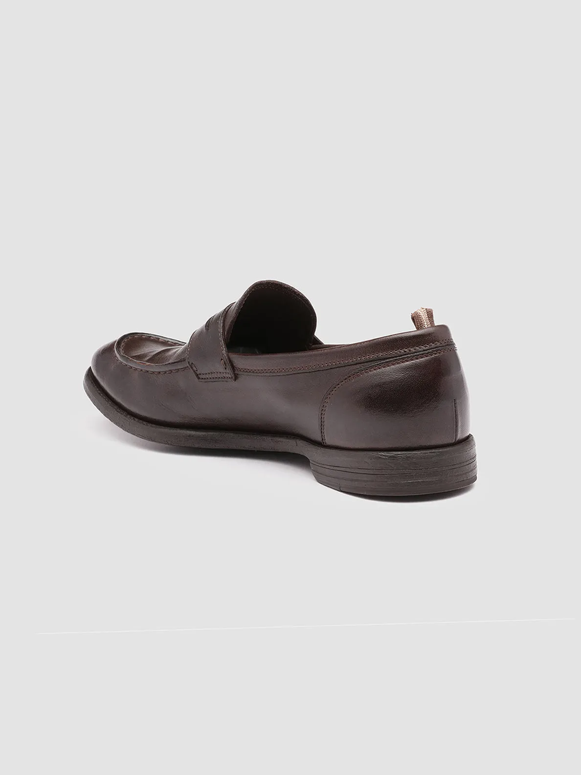 ARC 509 - Brown Leather Penny Loafers,Men