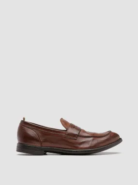 ARC 509 - Brown Leather Penny Loafers,Men
