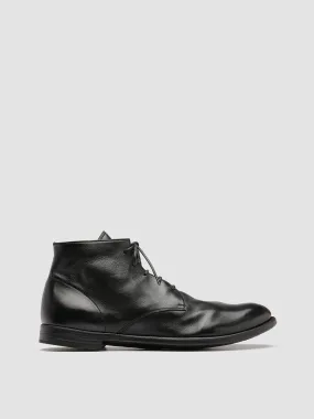 ARC 513 - Black Leather Ankle Boots,Men Boots