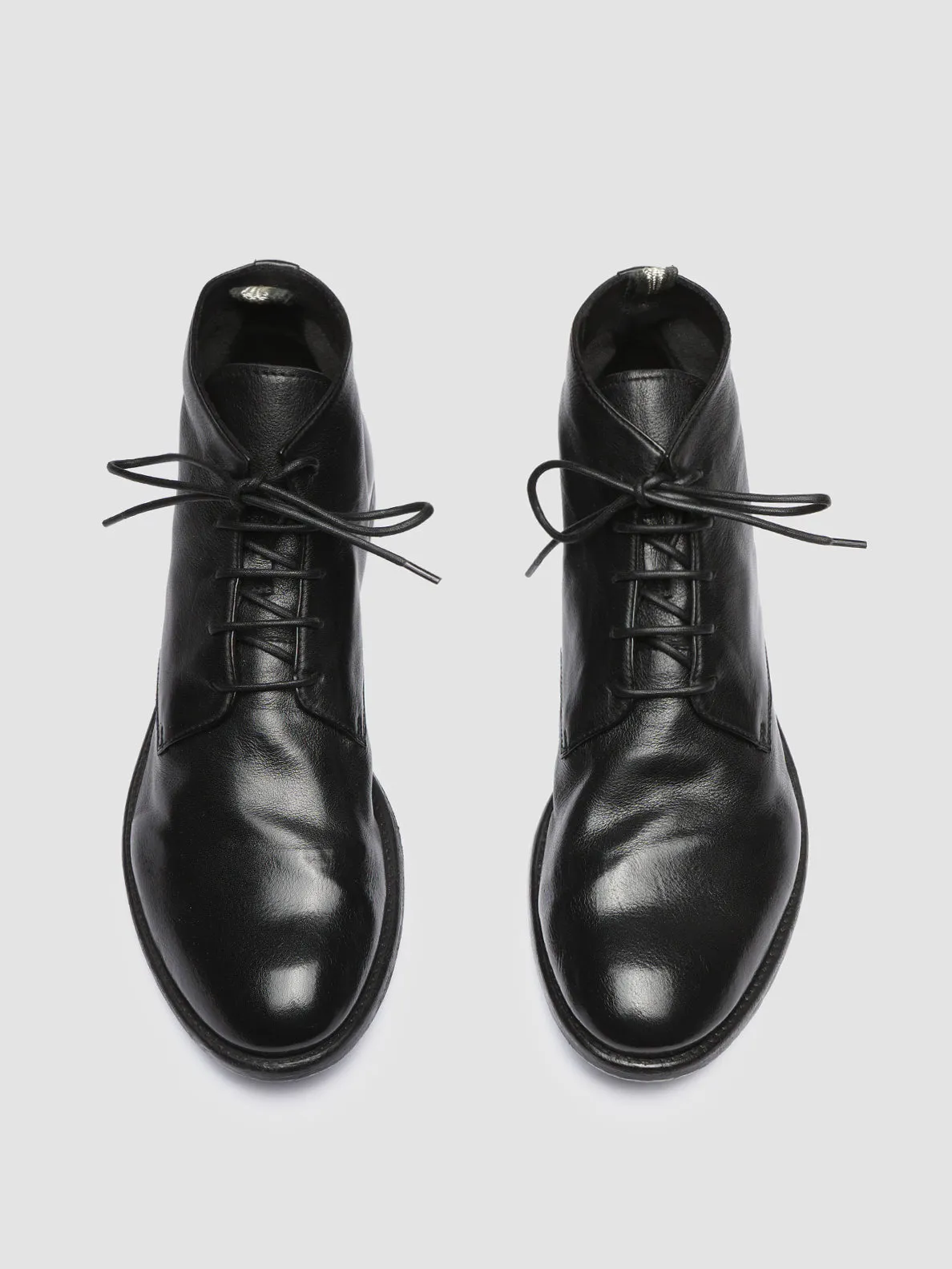 ARC 513 - Black Leather Ankle Boots,Men Boots