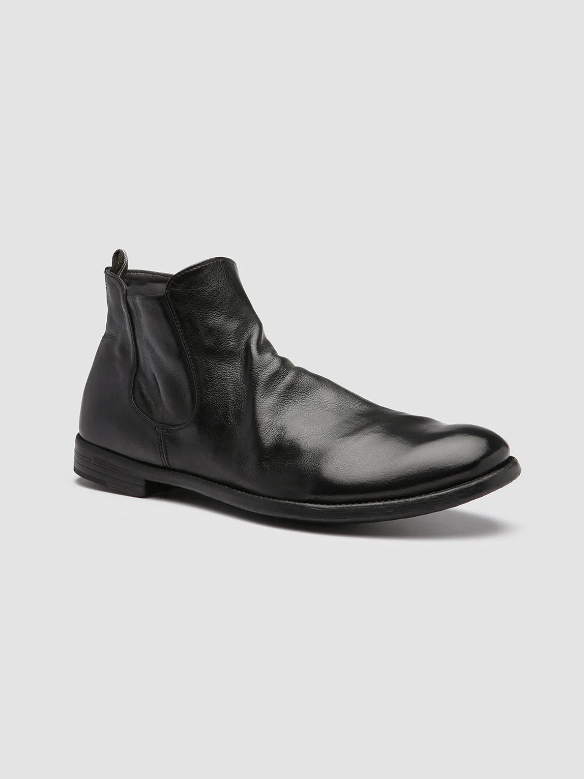 ARC 514 - Black Leather Boots,Men Boots