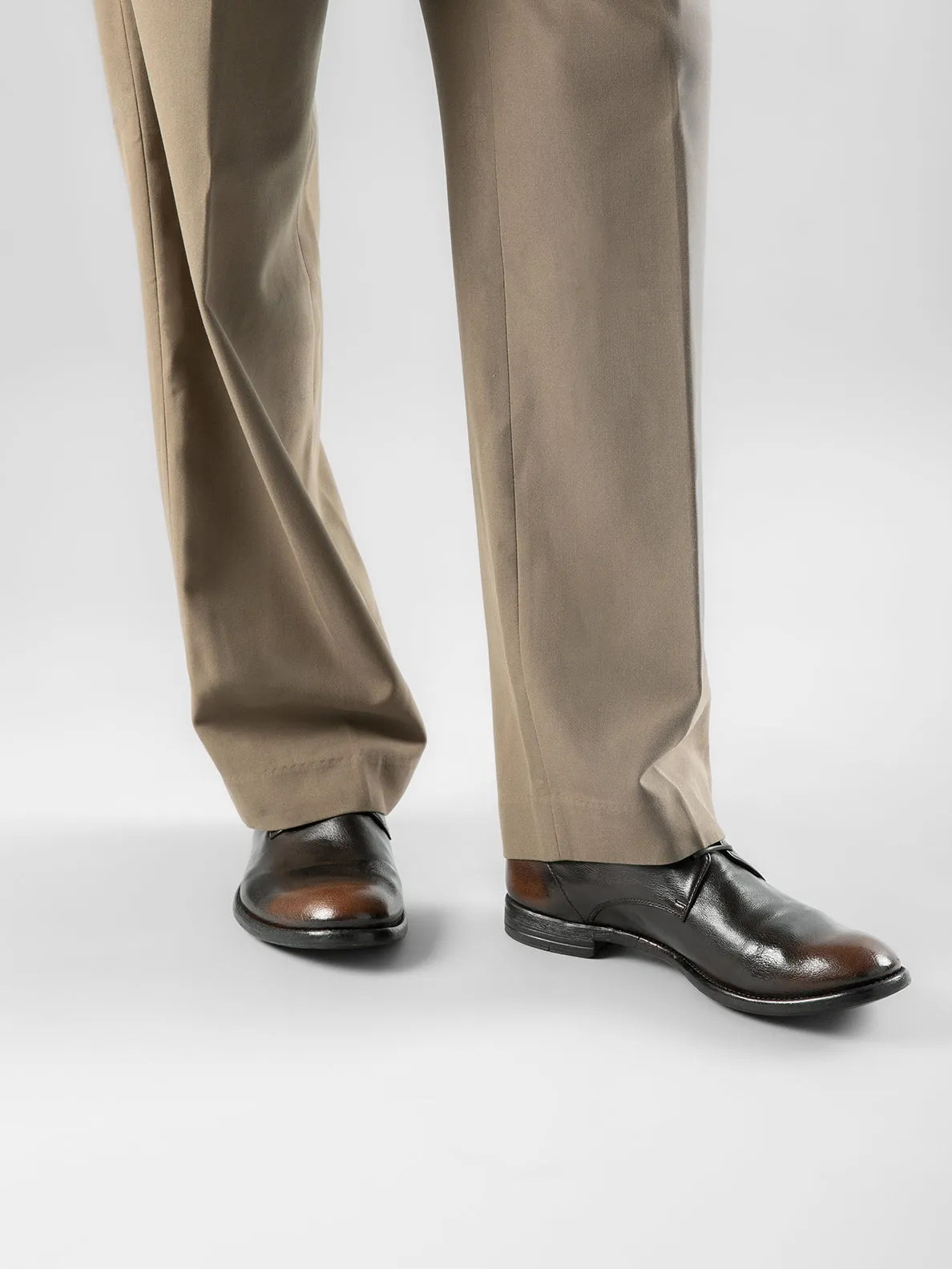 ARC 515 - Brown Leather Derby Shoes,Men Derby Shoes
