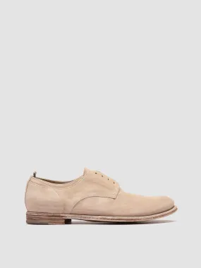 ARCHIVE 500 - Beige Suede Derby Shoes,Men Derby Shoes