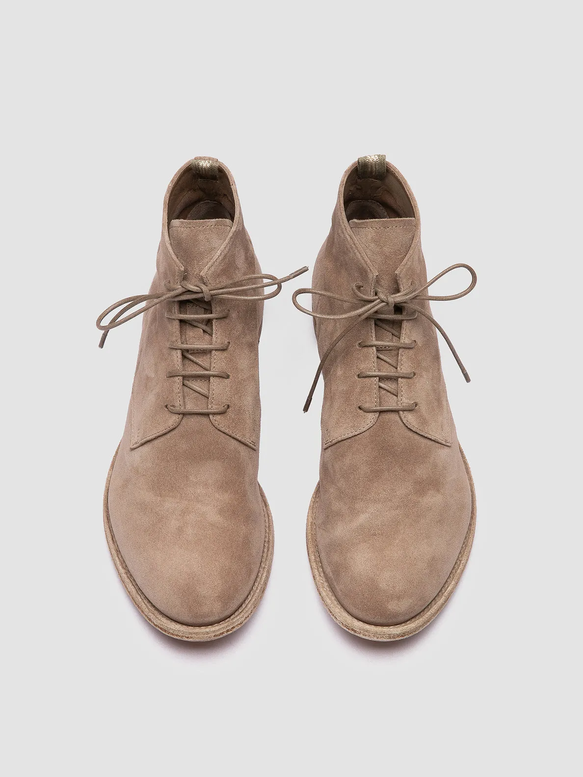ARCHIVE 513 - Taupe Suede Lace-up Boots,Men Boots
