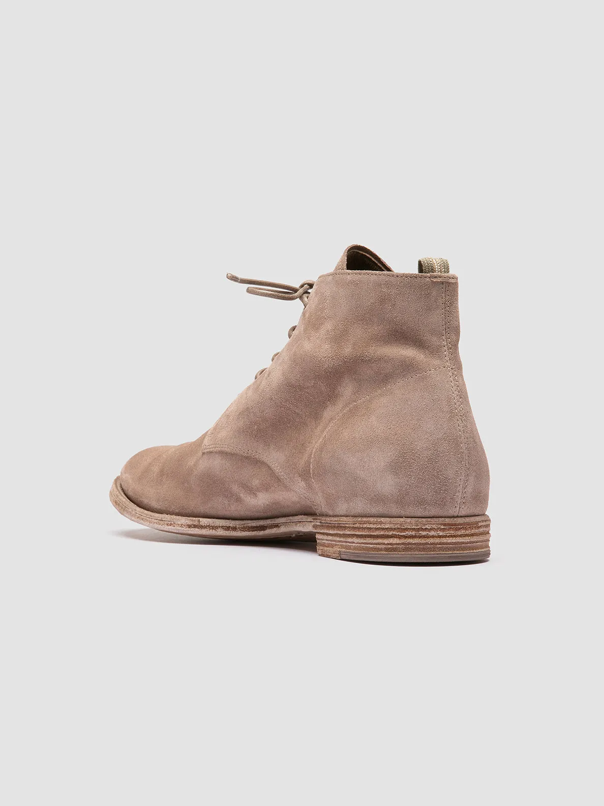 ARCHIVE 513 - Taupe Suede Lace-up Boots,Men Boots