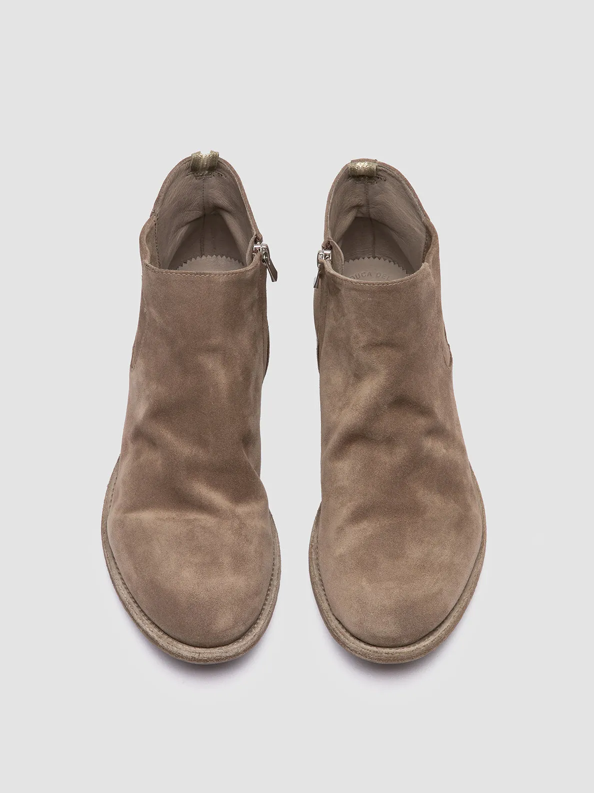 ARCHIVE 514 - Grey Suede Zipped Boots,Men Boots