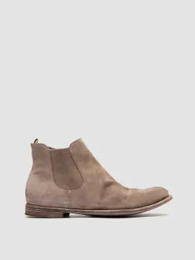 ARCHIVE 514 - Grey Suede Zipped Boots,Men Boots
