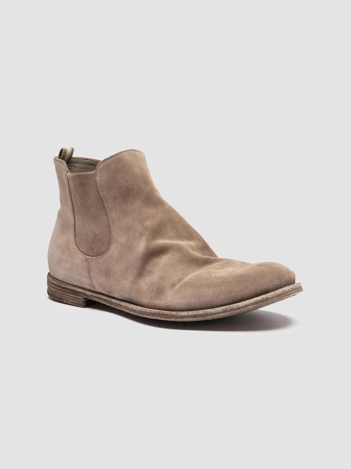 ARCHIVE 514 - Grey Suede Zipped Boots,Men Boots