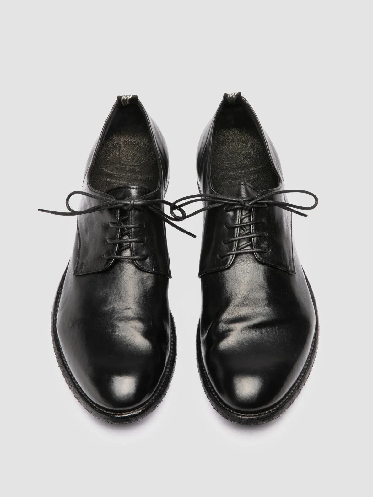 ARCHIVE 515 - Black Leather Derby Shoes,Men Derby Shoes