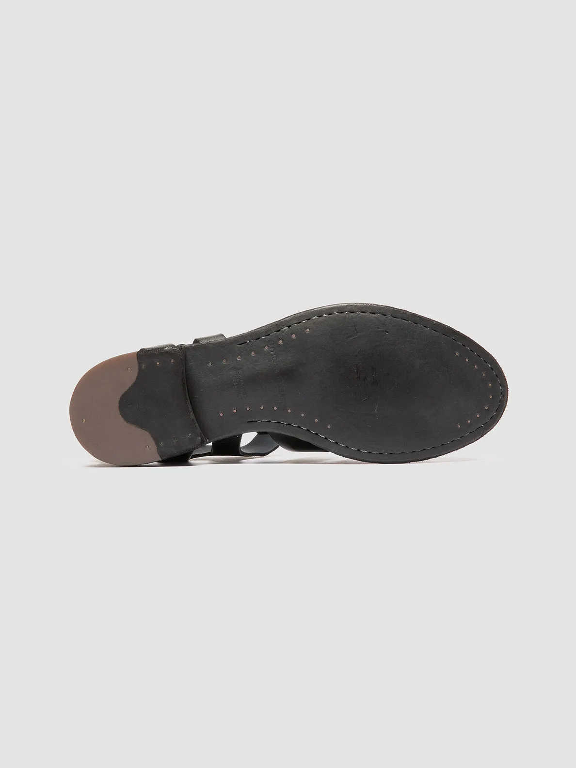 ARCHIVE 521 - Black Leather Sandals,Men Sandals