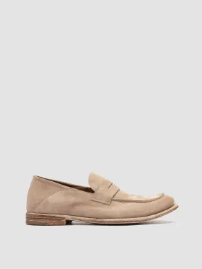 ARCHIVE 522 - Beige Suede Penny Loafers,Men