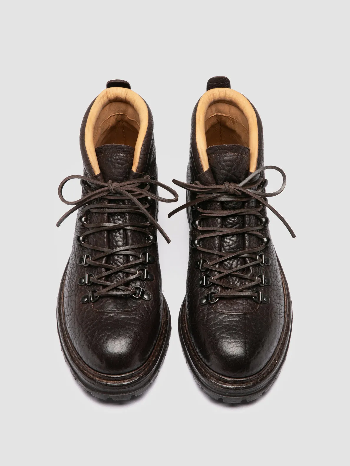 ARTIK 001 - Brown Leather Lace Up Boots,Men Boots