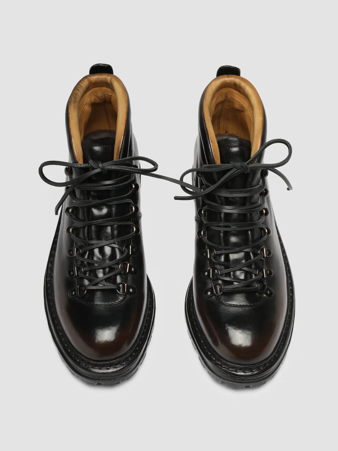 ARTIK 001 - Brown Leather Lace Up Boots,Men Boots