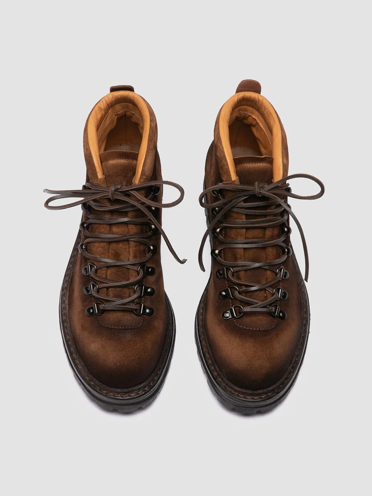 ARTIK 001 - Brown Suede Lace Up Boots,Men Boots