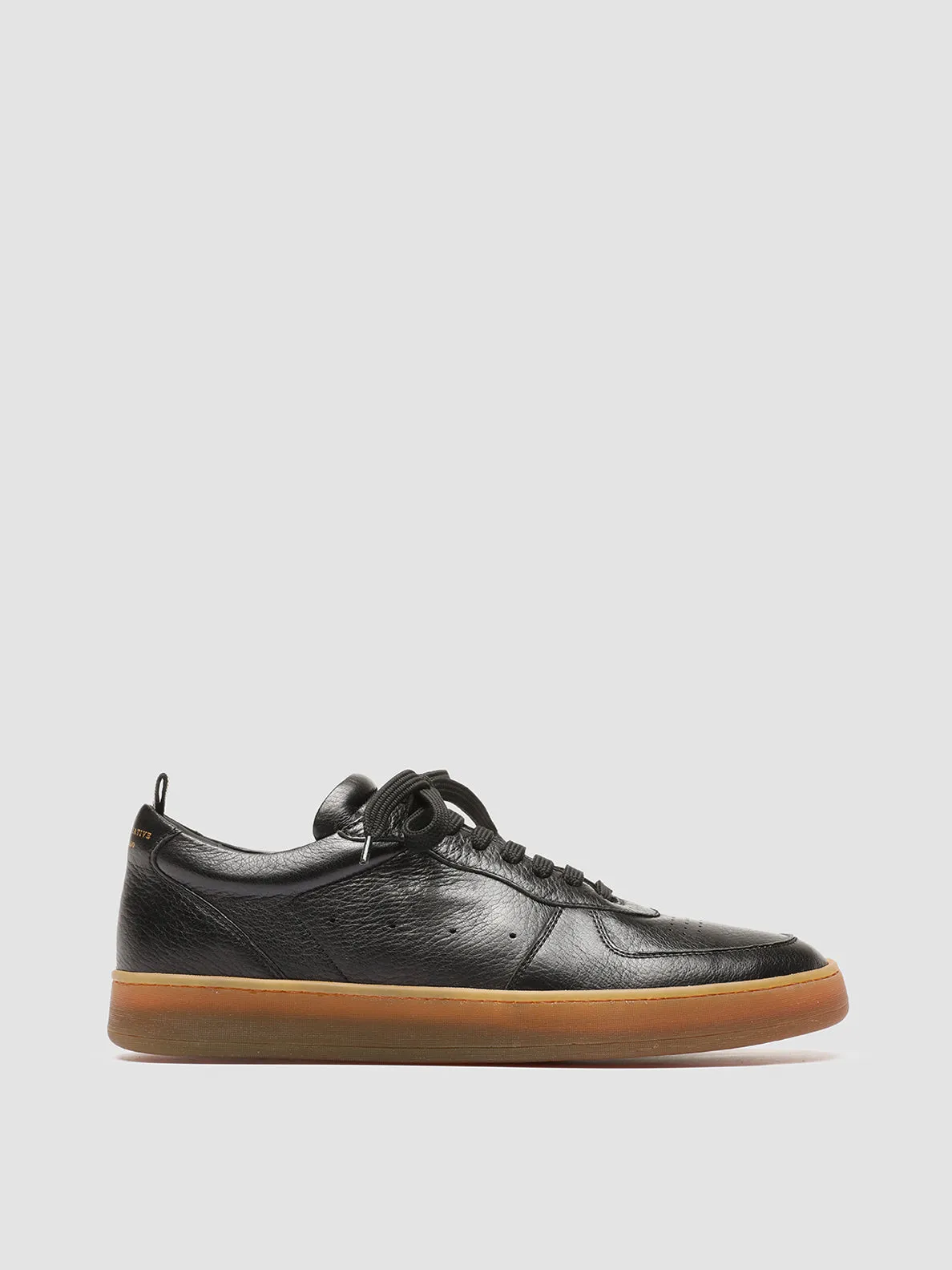 ASSET 001 - Black Leather Sneakers,Men