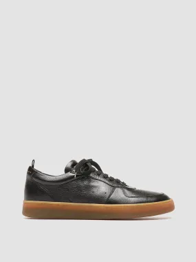 ASSET 001 - Black Leather Sneakers,Men