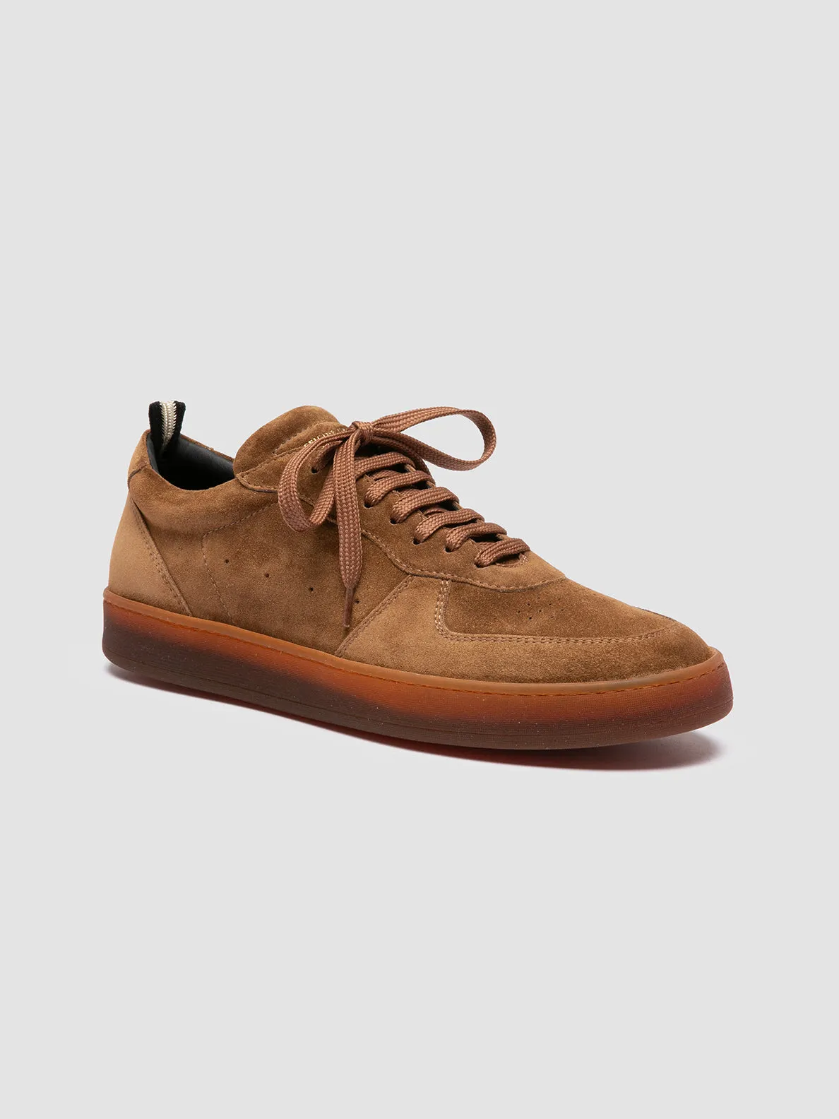 ASSET 001 - Brown Suede Sneakers,Men