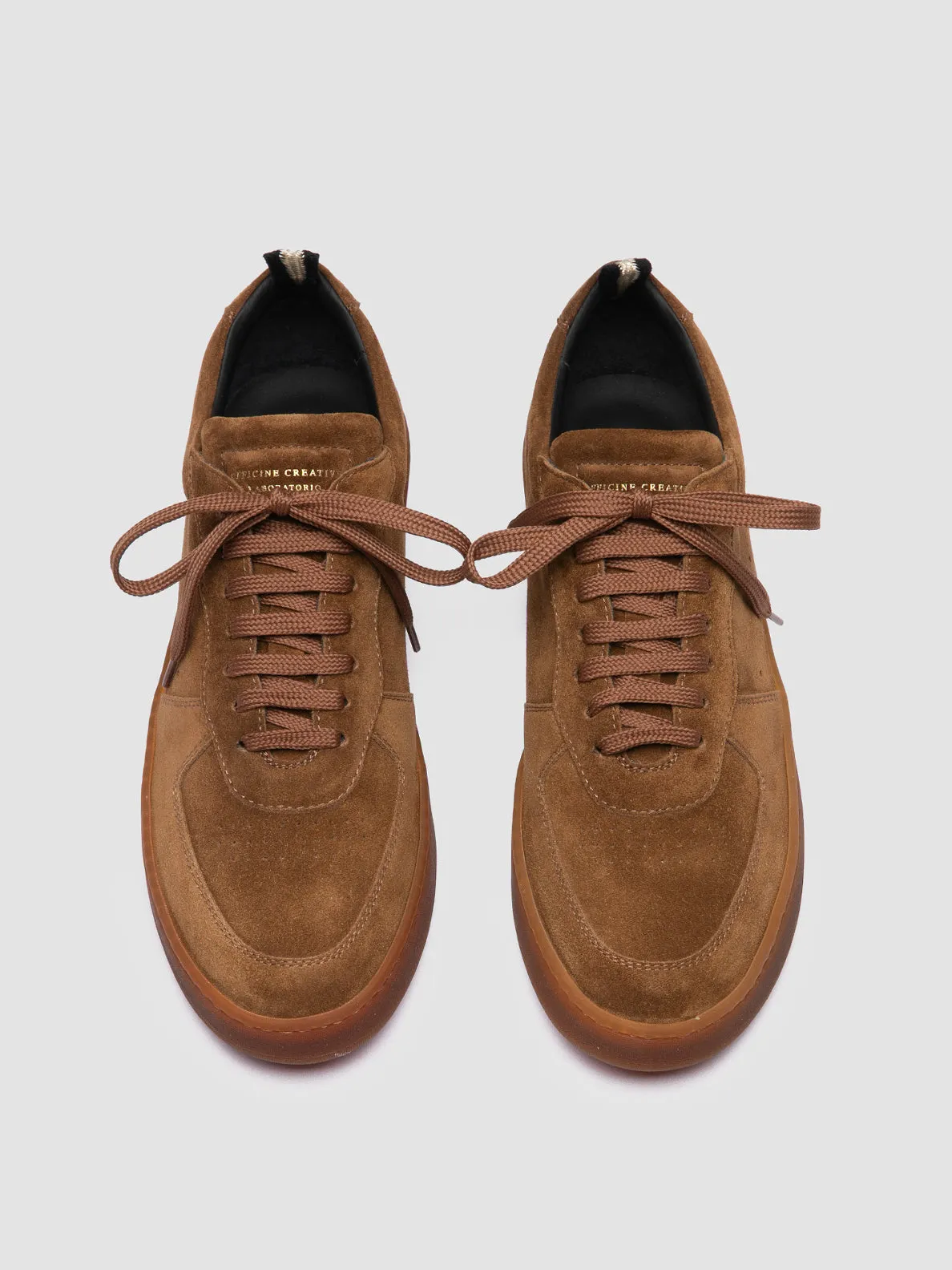 ASSET 001 - Brown Suede Sneakers,Men