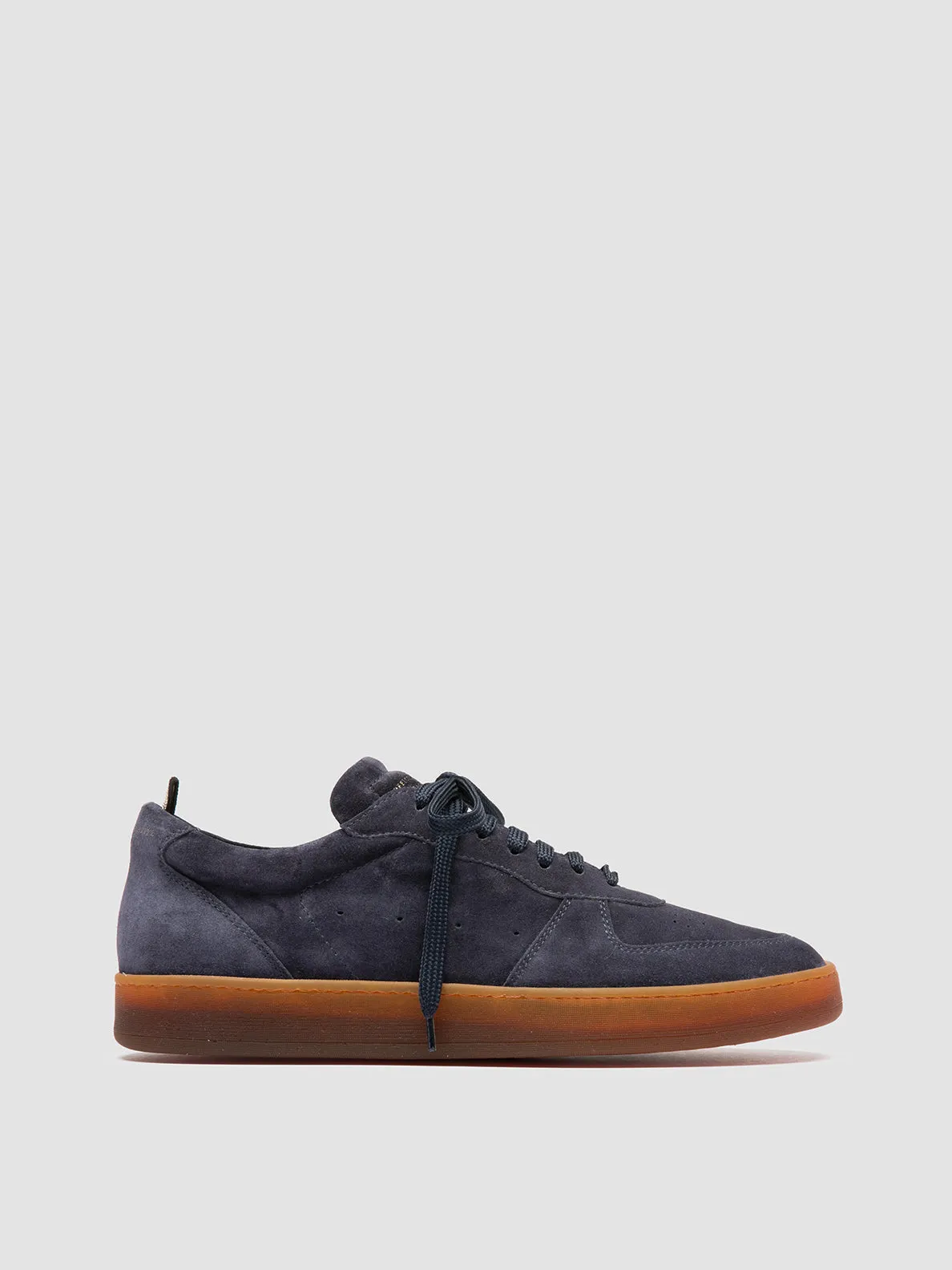 ASSET 001 - Navy Suede Sneakers,Men