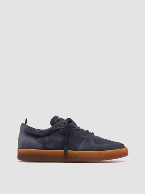 ASSET 001 - Navy Suede Sneakers,Men