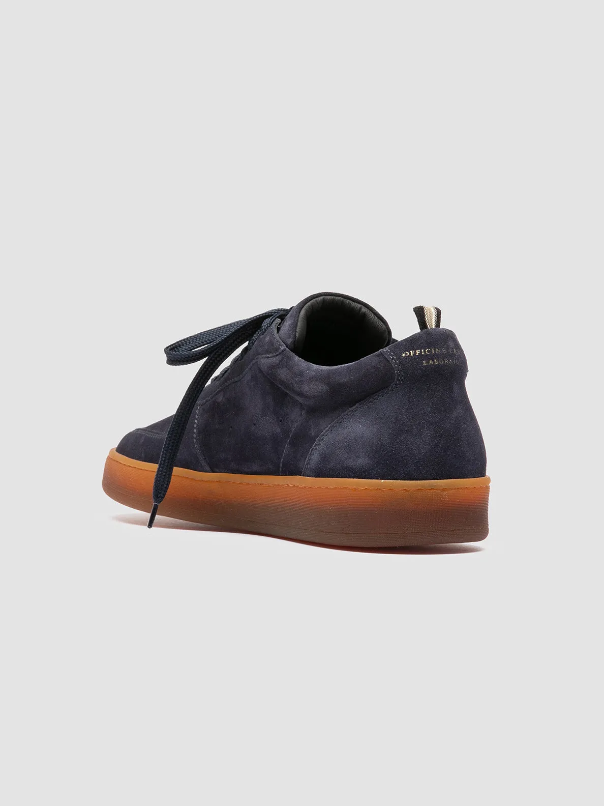ASSET 001 - Navy Suede Sneakers,Men