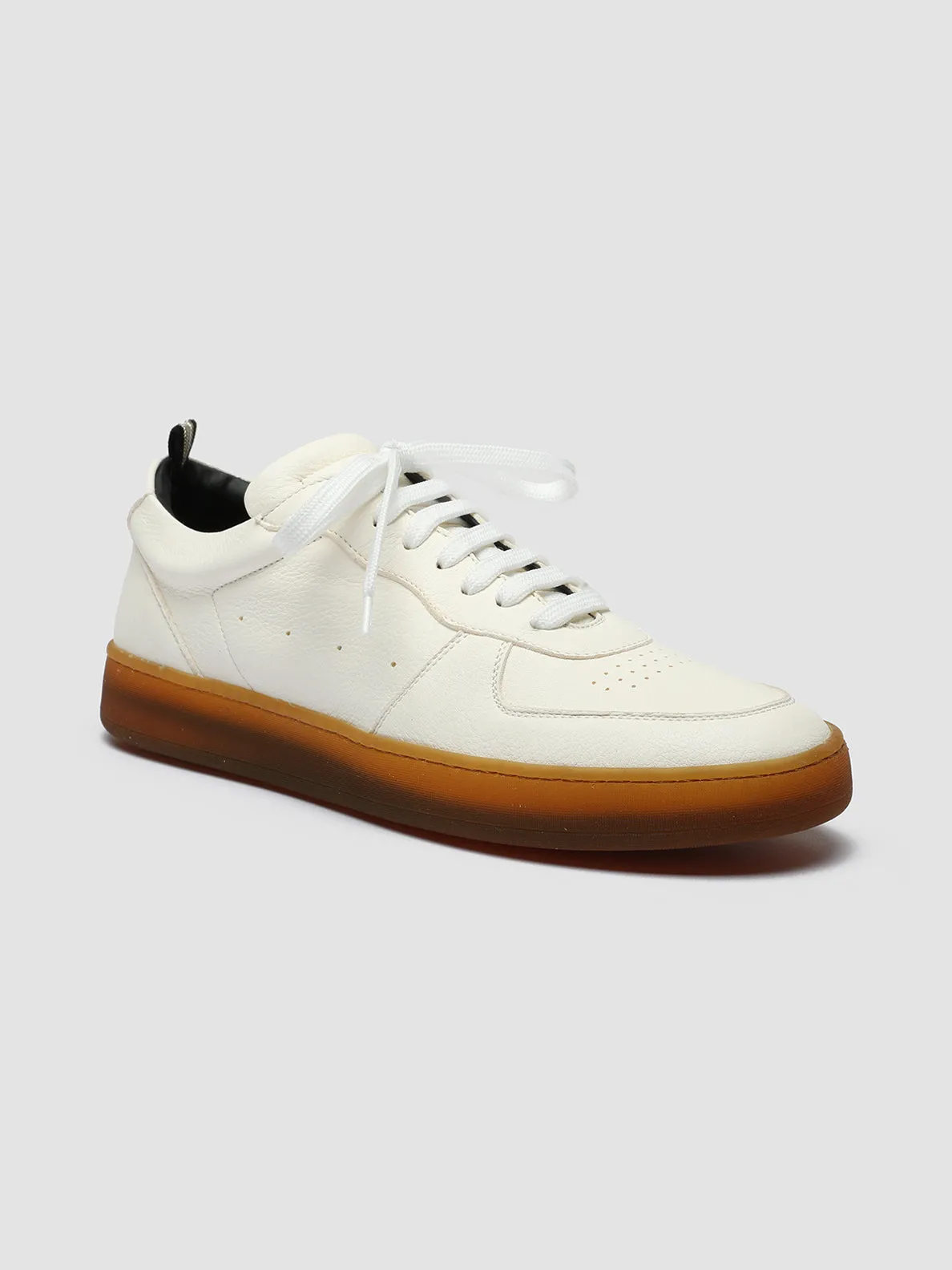 ASSET 001 - White Leather Sneakers,Men