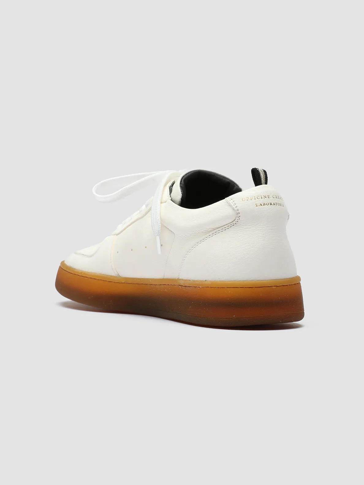 ASSET 001 - White Leather Sneakers,Men