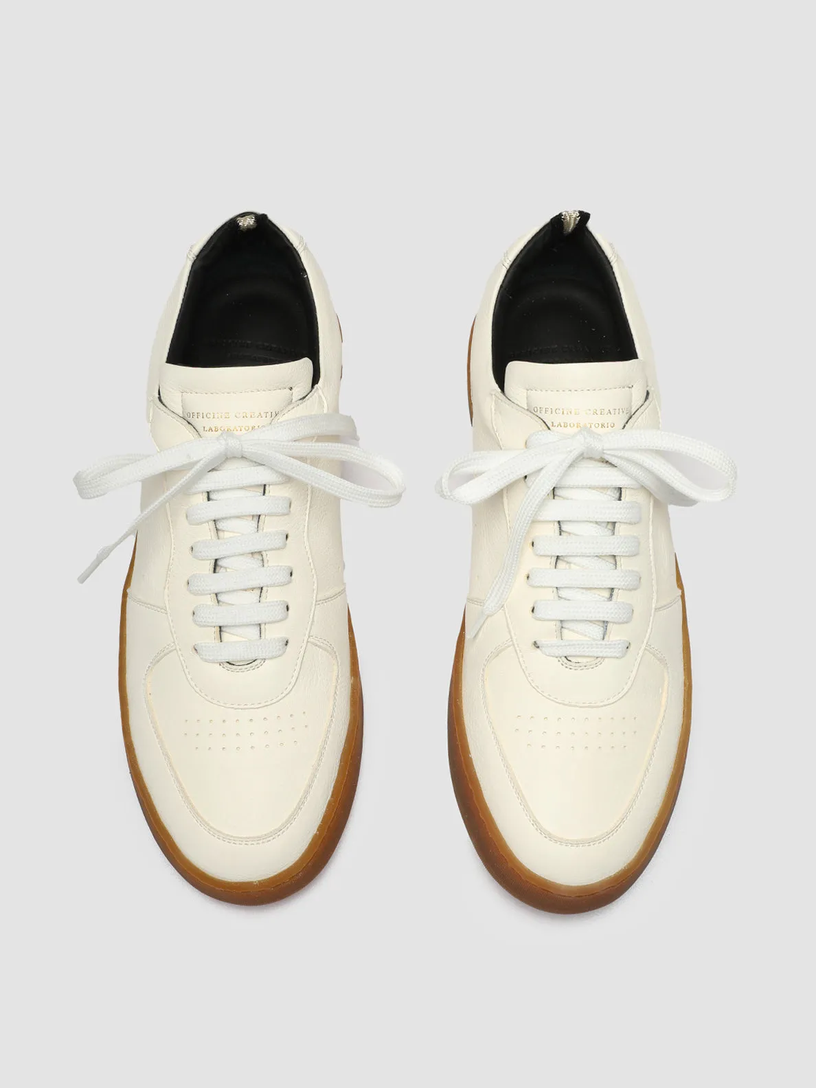 ASSET 001 - White Leather Sneakers,Men