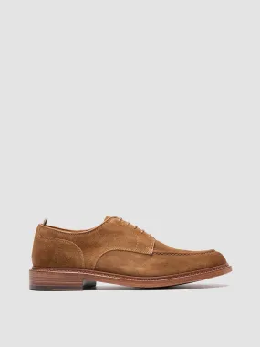ASTON 002 - Brown Suede Derby Shoes,Men Derby Shoes