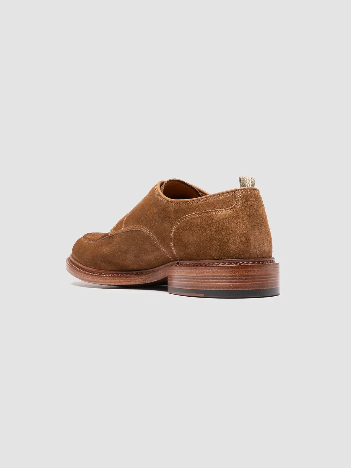 ASTON 002 - Brown Suede Derby Shoes,Men Derby Shoes