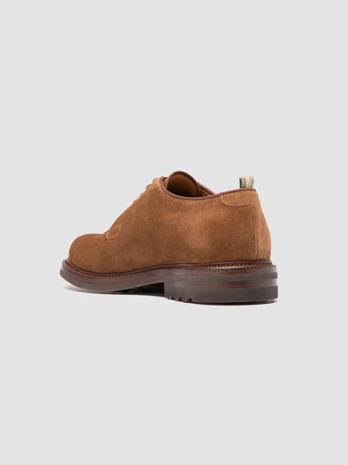 ASTON FLEXI 001 - Brown Suede Derby Shoes,Men Derby Shoes
