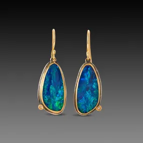 Australian Opal Earrings,Jewelry Delicate & Elegant