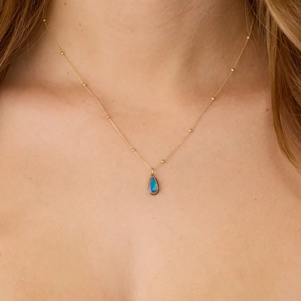 Australian Opal Necklace,Jewelry Delicate & Elegant