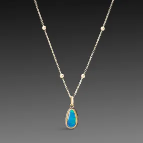 Australian Opal Necklace,Jewelry Delicate & Elegant