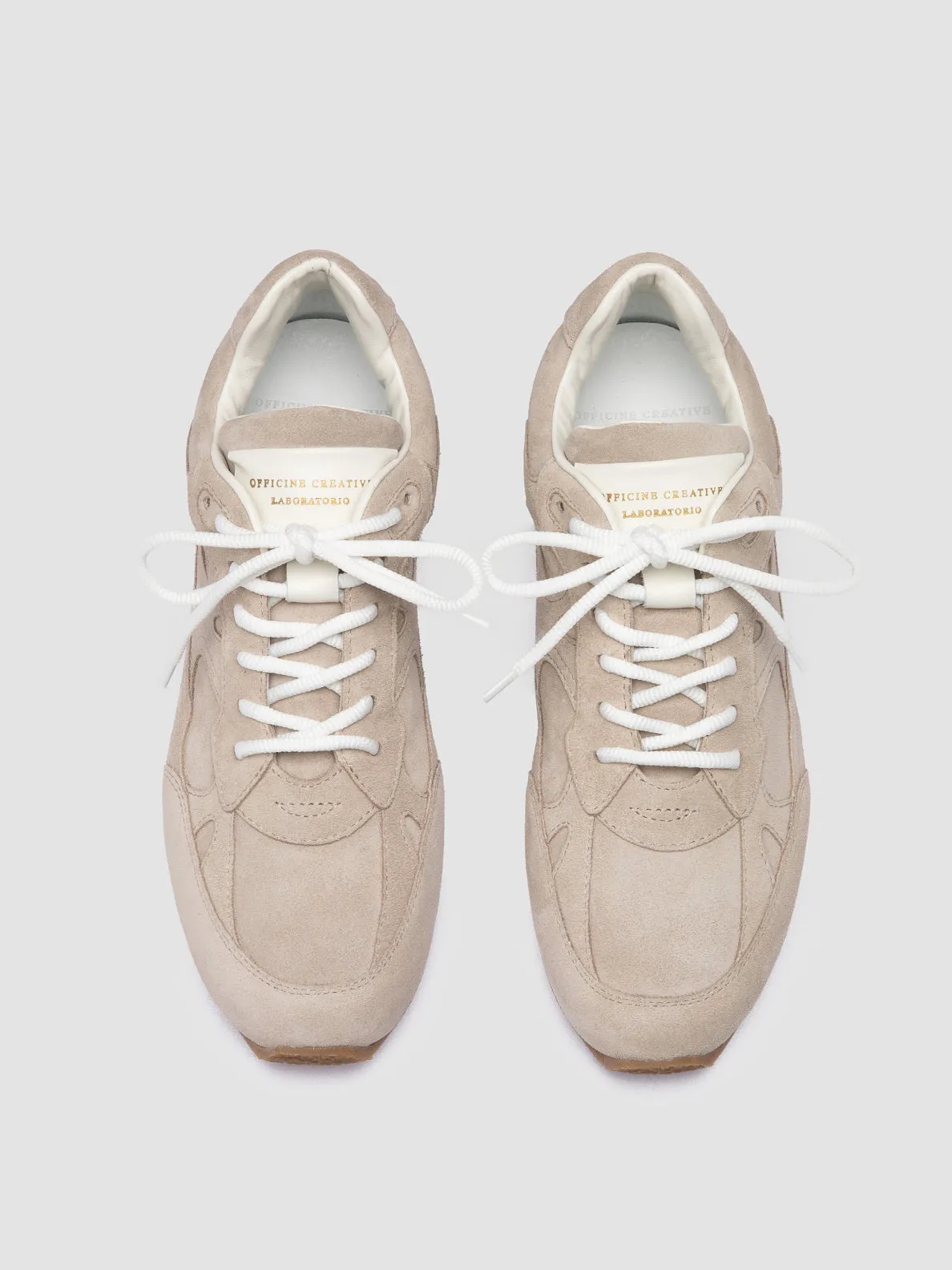 AWAY 101 - Ivory Suede Sneakers,Women