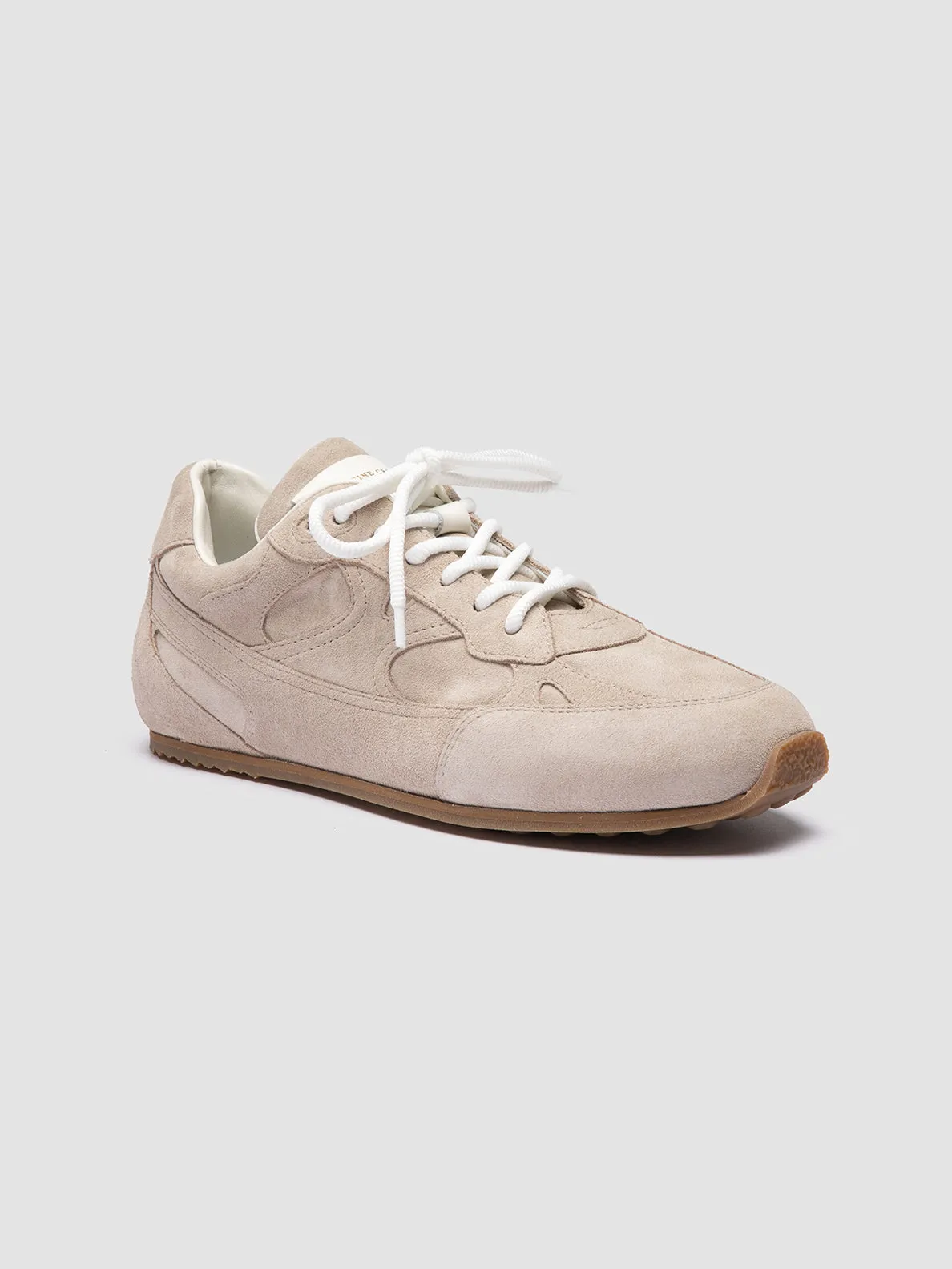 AWAY 101 - Ivory Suede Sneakers,Women