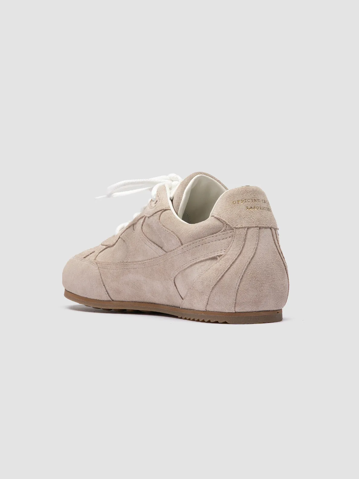 AWAY 101 - Ivory Suede Sneakers,Women