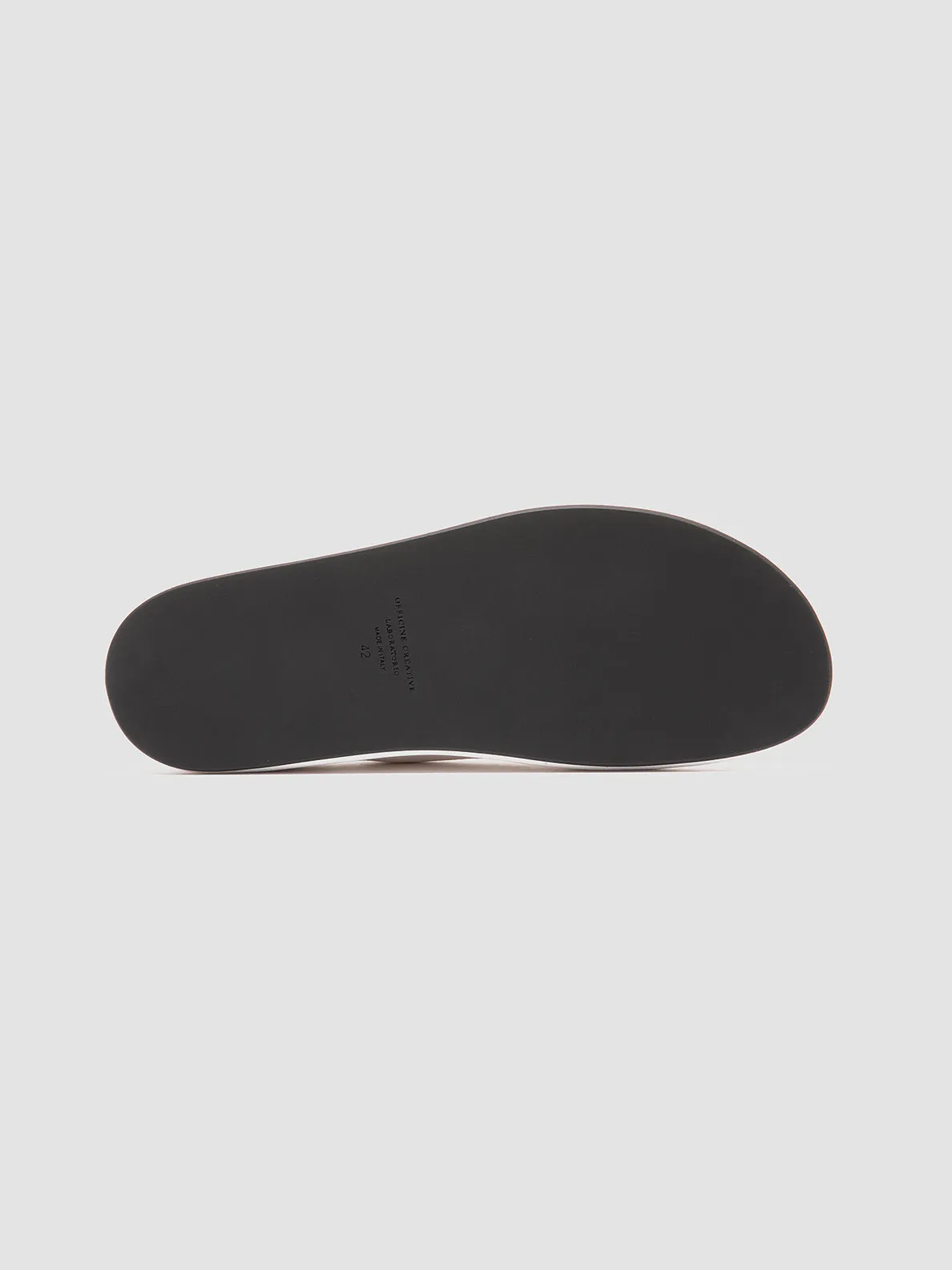 BABOUCHE 002 - White Leather Mule Sandals,Men Sandals