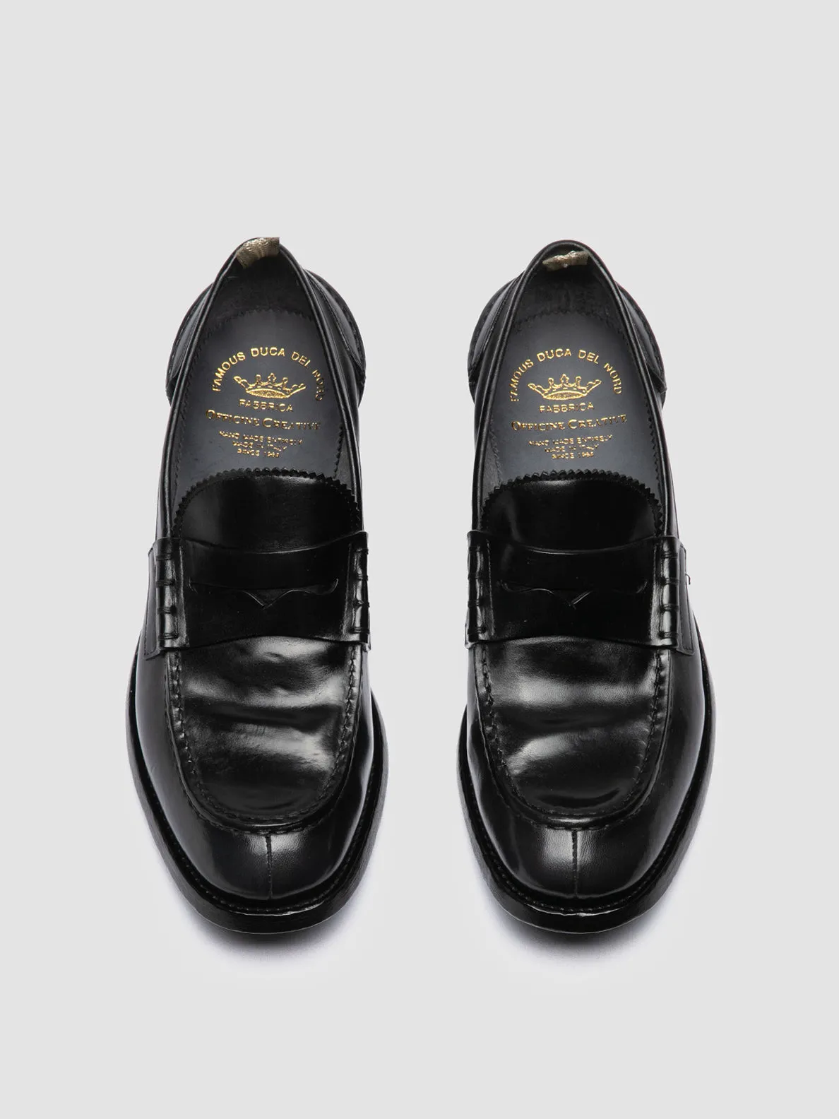 BALANCE 017 - Blue Penny Leather Loafers,Men