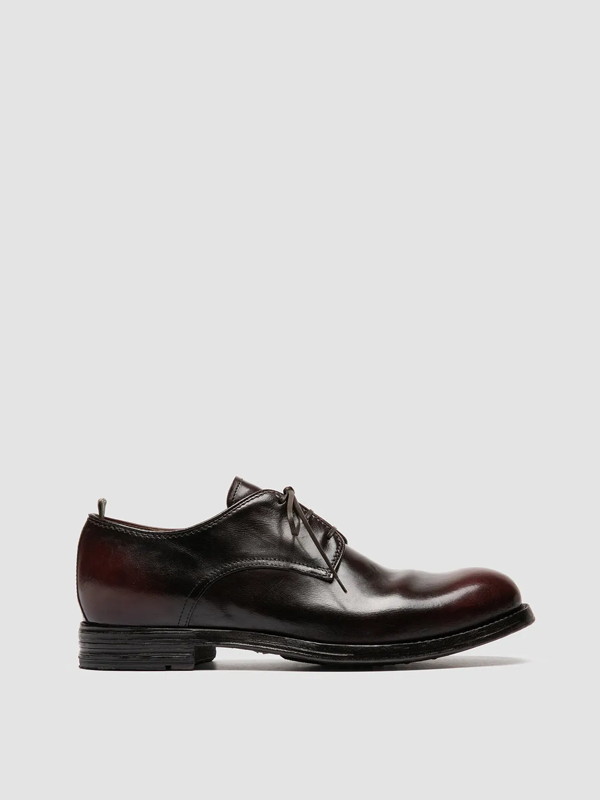 BALANCE 019 - Burgundy Leather Derby Shoes,Men Derby Shoes