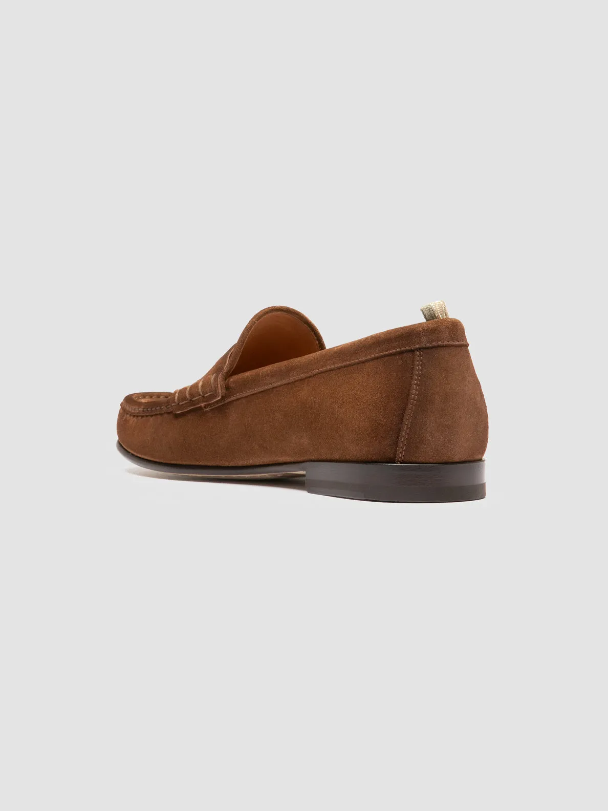BALFRON 002 - Brown Suede Penny Loafer,Men