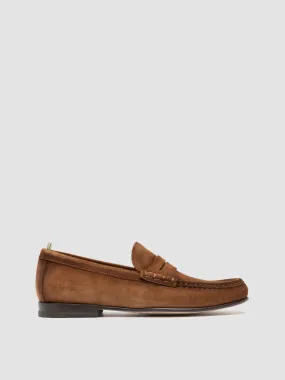 BALFRON 002 - Brown Suede Penny Loafer,Men