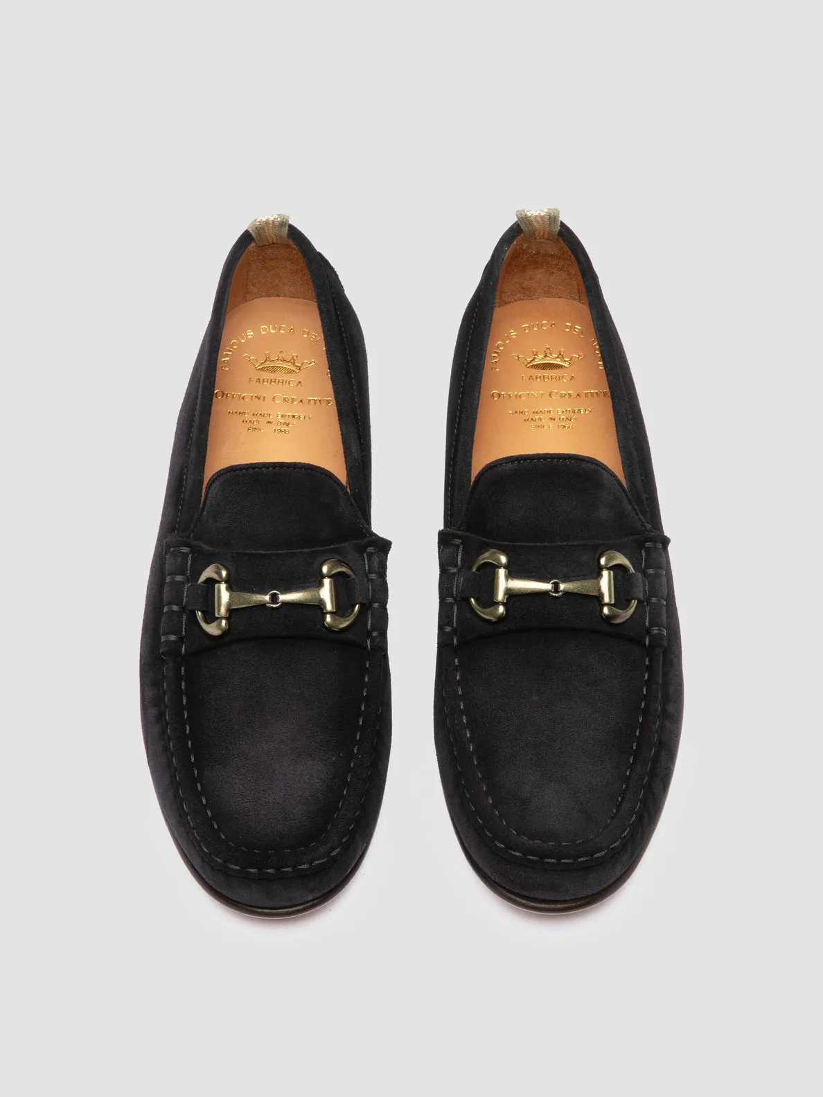 BALFRON 003 - Blue Suede Penny Loafer,Men