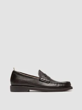 BALFRON FLEXI 001 - Brown Leather Penny Loafers,Men
