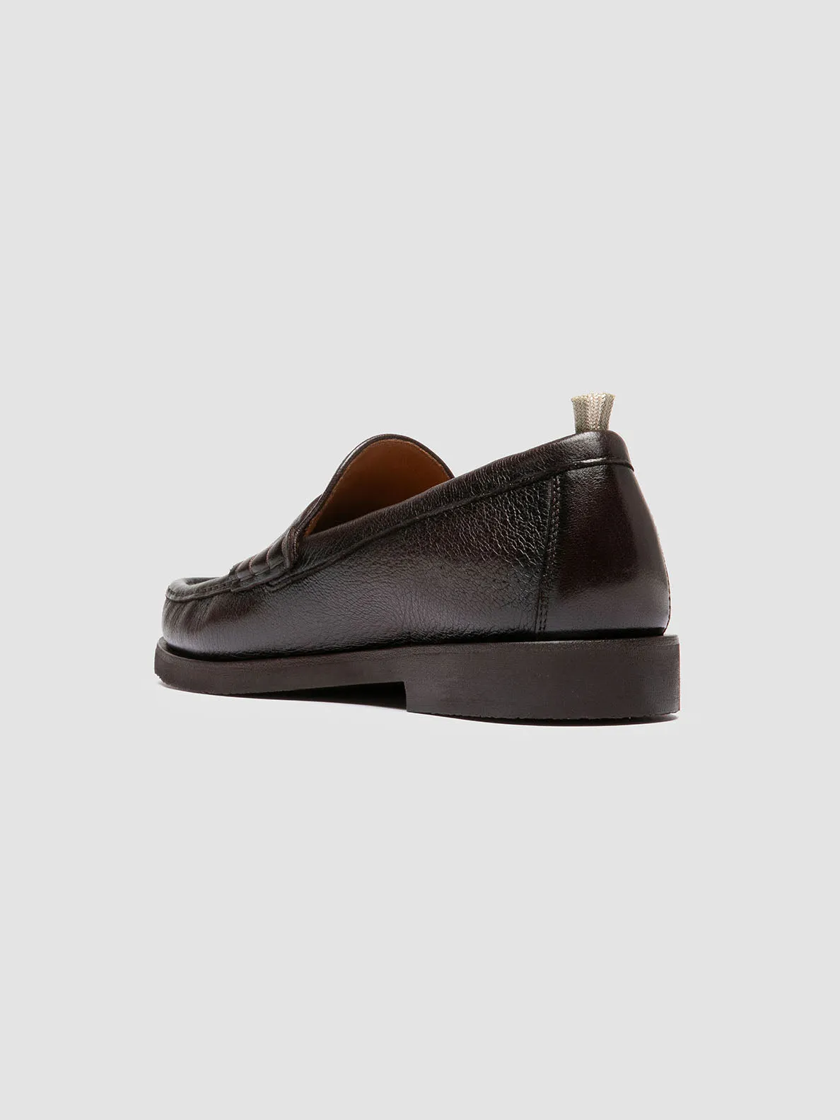 BALFRON FLEXI 001 - Brown Leather Penny Loafers,Men