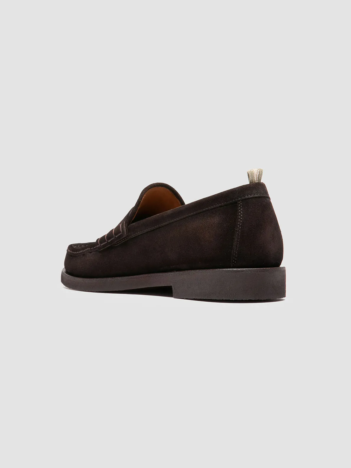 BALFRON FLEXI 001 - Brown Suede Penny Loafers,Men