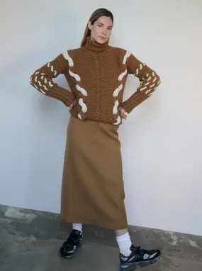Barbora Wool Turtleneck - Acron,Women Sweaters