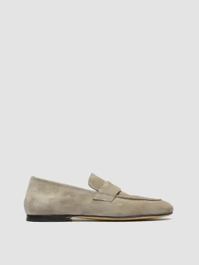 BLAIR 001 - Taupe Suede Loafers,Women