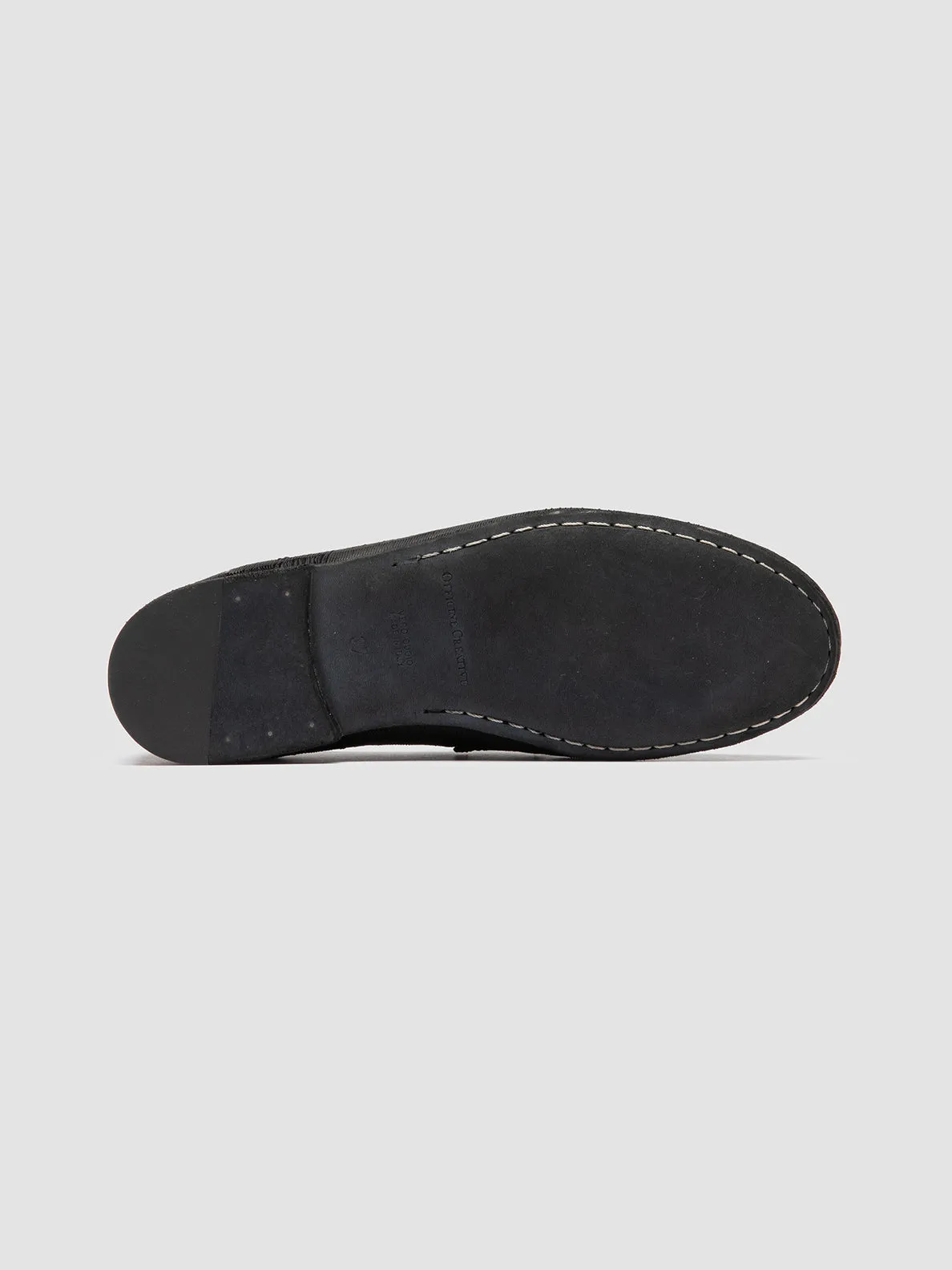 BLAIR DD 001 - Black Leather Penny Loafers,Women