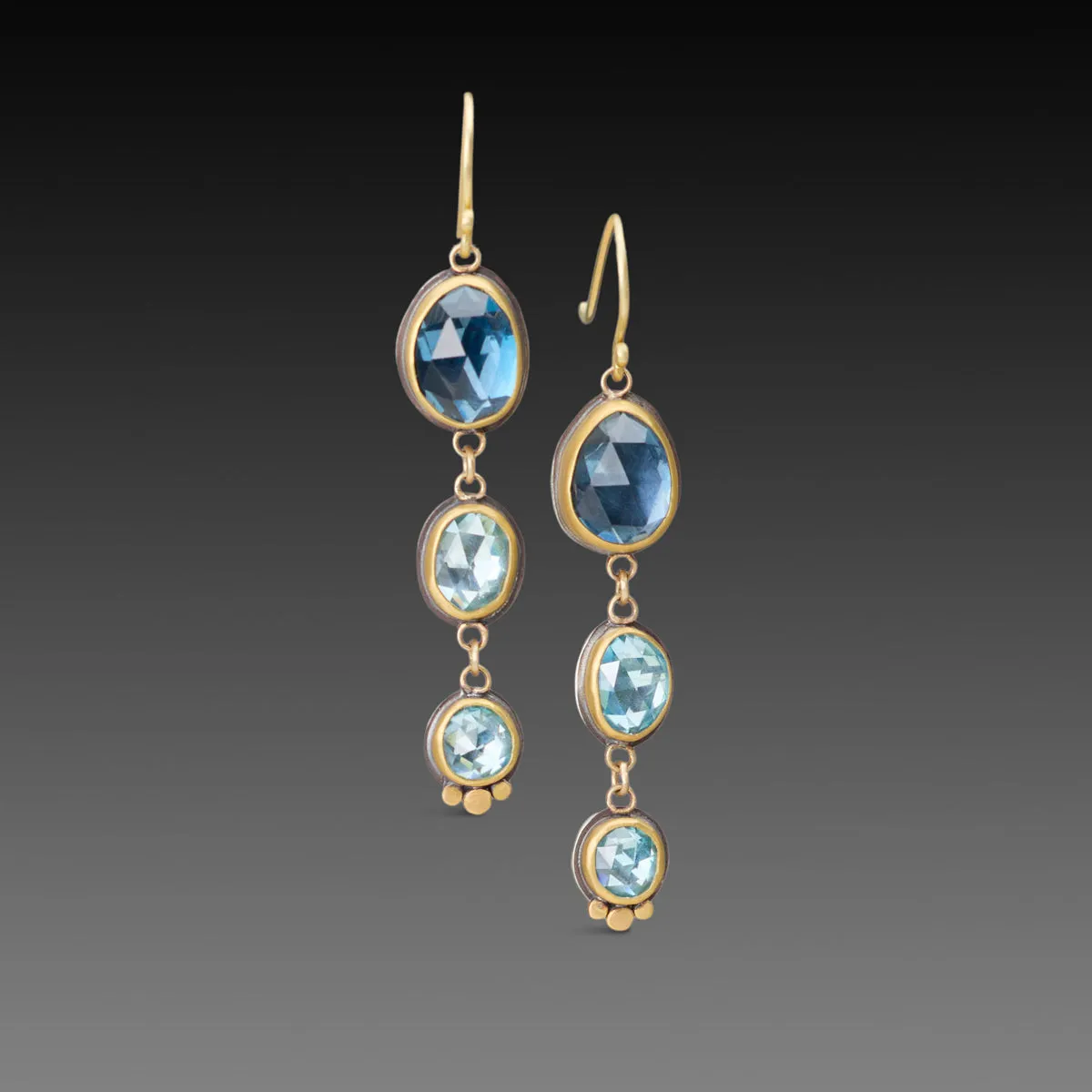 Blue Ombre Earrings,Jewelry Delicate & Elegant
